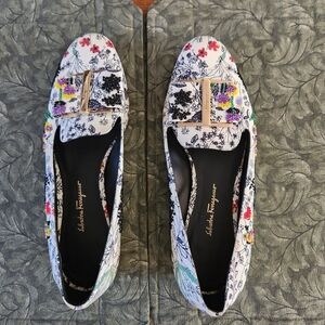 Salvadore Ferragamo Beaded Shoes - Size 7B